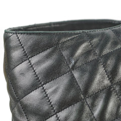 Saint Laurent Maxi Shopping Bag Quilted Lambskin Black