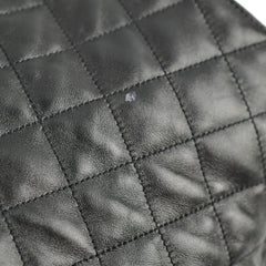 Saint Laurent Maxi Shopping Bag Quilted Lambskin Black