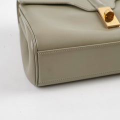 Celine Small 16 Satinated Calfskin Bag Green Clay