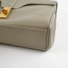 Celine Small 16 Satinated Calfskin Bag Green Clay