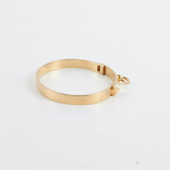 Hermes Collier De Chien 18k Yellow Gold Bracelet (Size SH)