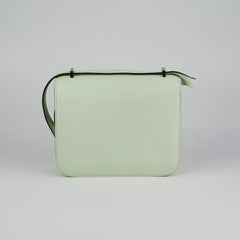 Hermes Epsom Constance Mini Vert Fizz U stamp 2022