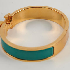 Hermes Clic H Bracelet PM Turquoise