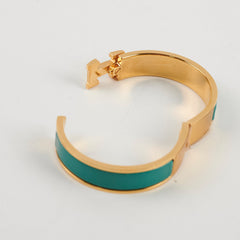 Hermes Clic H Bracelet PM Turquoise