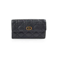 Christian Dior Caro Orchid Long Wallet