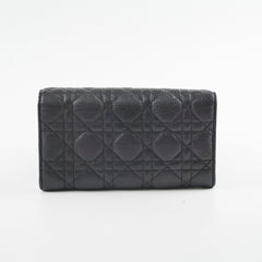 Christian Dior Caro Orchid Long Wallet