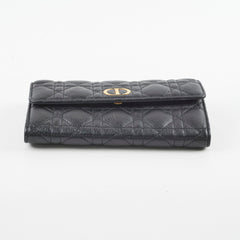 Christian Dior Caro Orchid Long Wallet