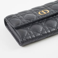 Christian Dior Caro Orchid Long Wallet