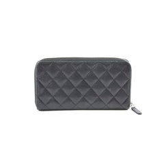 Chanel Caviar Long Wallet Black