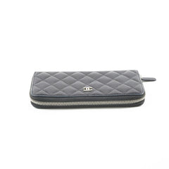 Chanel Caviar Long Wallet Black