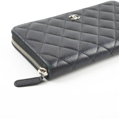 Chanel Caviar Long Wallet Black