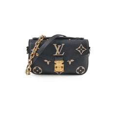 Louis Vuitton Pochette Metis East West Bag Black/Beige