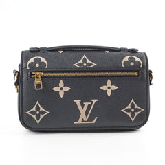 Louis Vuitton Pochette Metis East West Bag Black/Beige