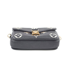 Louis Vuitton Pochette Metis East West Bag Black/Beige