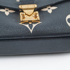 Louis Vuitton Pochette Metis East West Bag Black/Beige