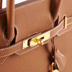 Hermes Birkin 30 Togo Gold - C Stamp