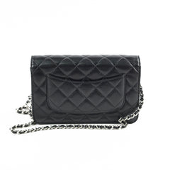 Chanel Wallet on Chain WOC Caviar Black Microchipped