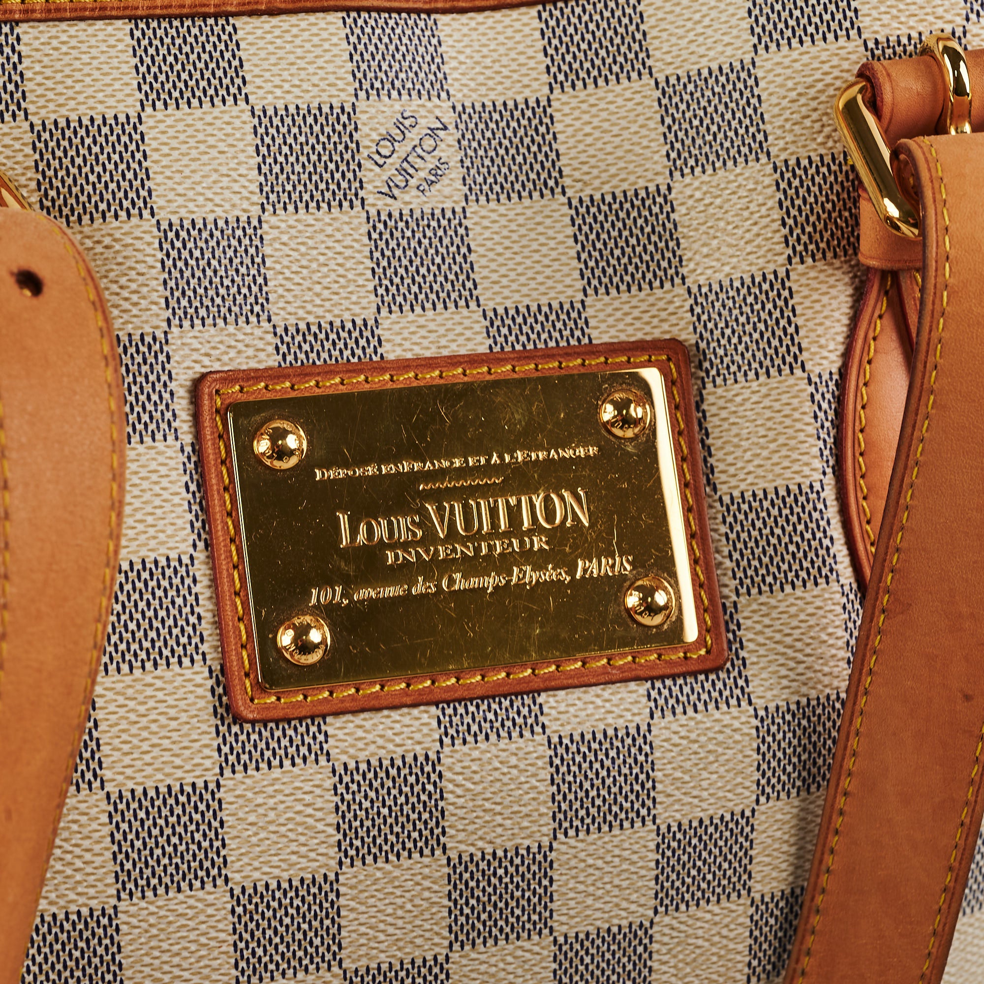 ❤ Louis Vuitton Demier Azur Hampstead MM ❤ 100% Auth LV Tote