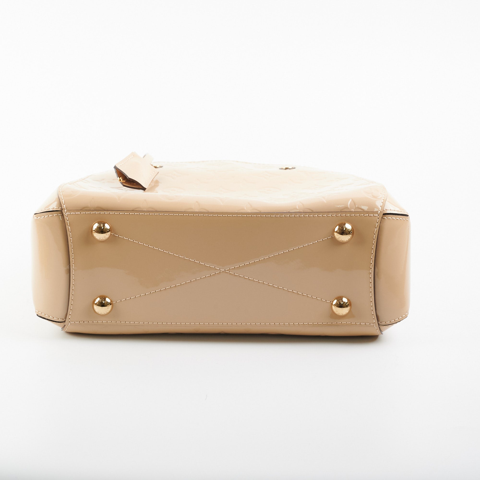 Louis Vuitton Vernis Montaigne BB Beige - THE PURSE AFFAIR