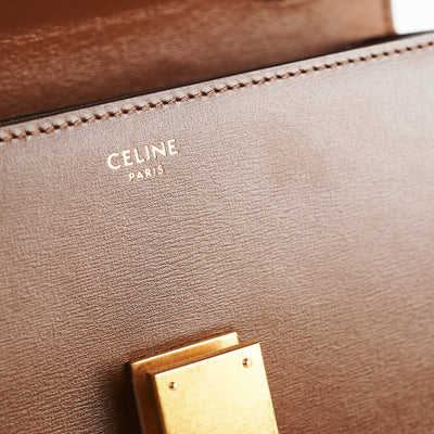 Celine Teen Classic Camel Box Bag - THE PURSE AFFAIR