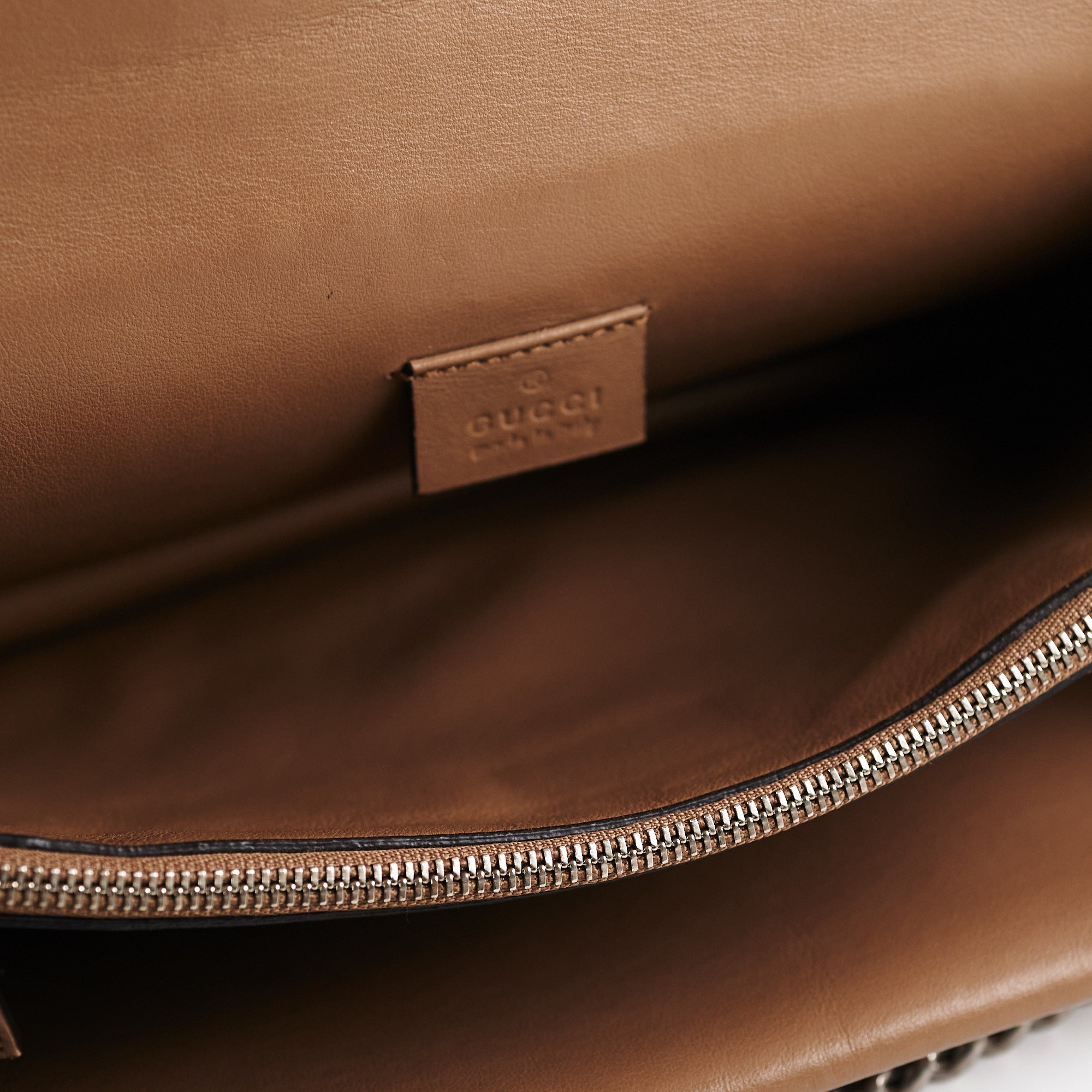 Brown Suede & Black Calfskin Leather Vintage Dionysus Shoulder Bag