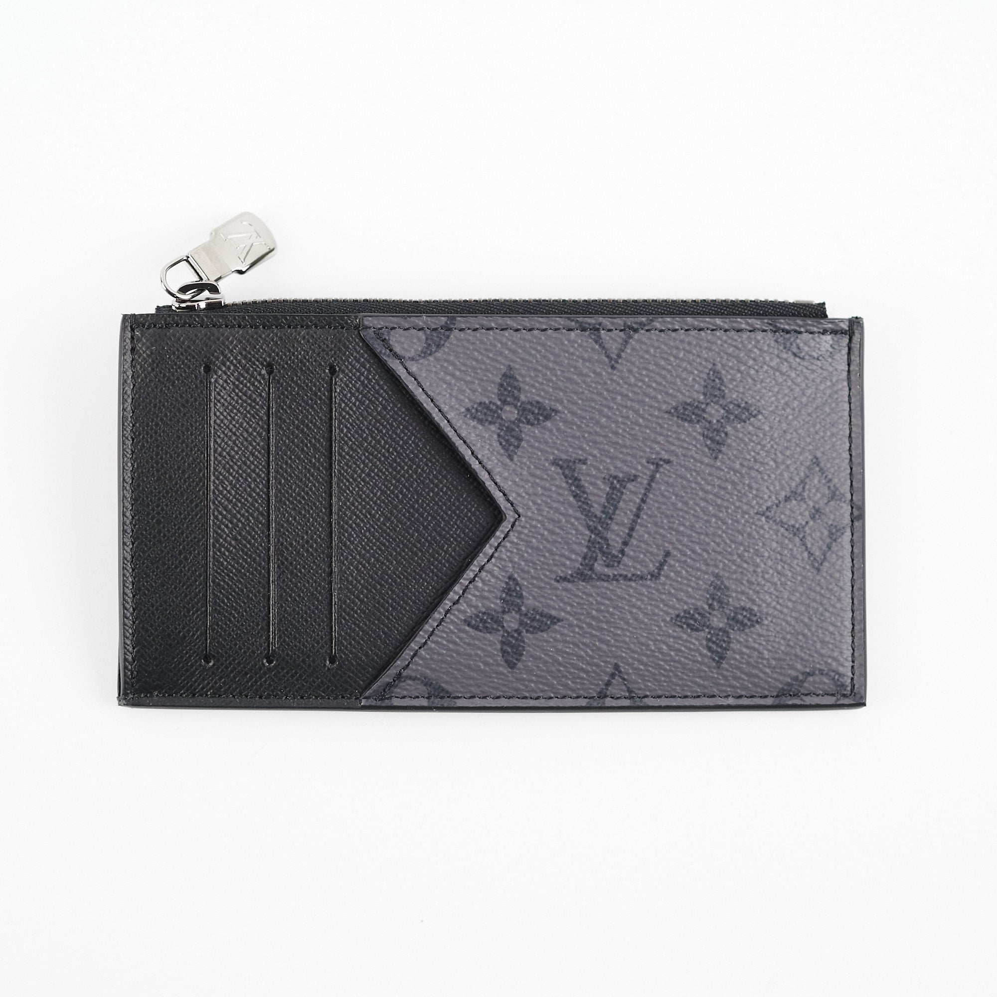 Louis Vuitton - Coin Card Holder - Monogram Canvas - Eclipse - Men - Luxury