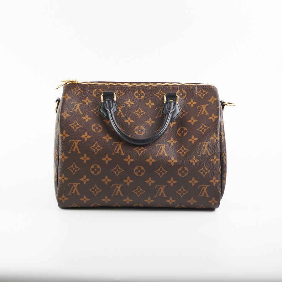 Louis Vuitton Monogram Speedy  PM Blue Black - THE PURSE AFFAIR