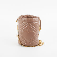 Gucci Marmont Mini Pink Bucket Bag