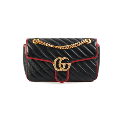 Gucci Marmont Mini Camera Bag Black - THE PURSE AFFAIR