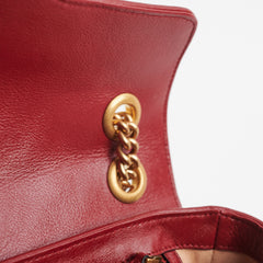 Gucci Marmont Small Black/ Red Shoulder Bag