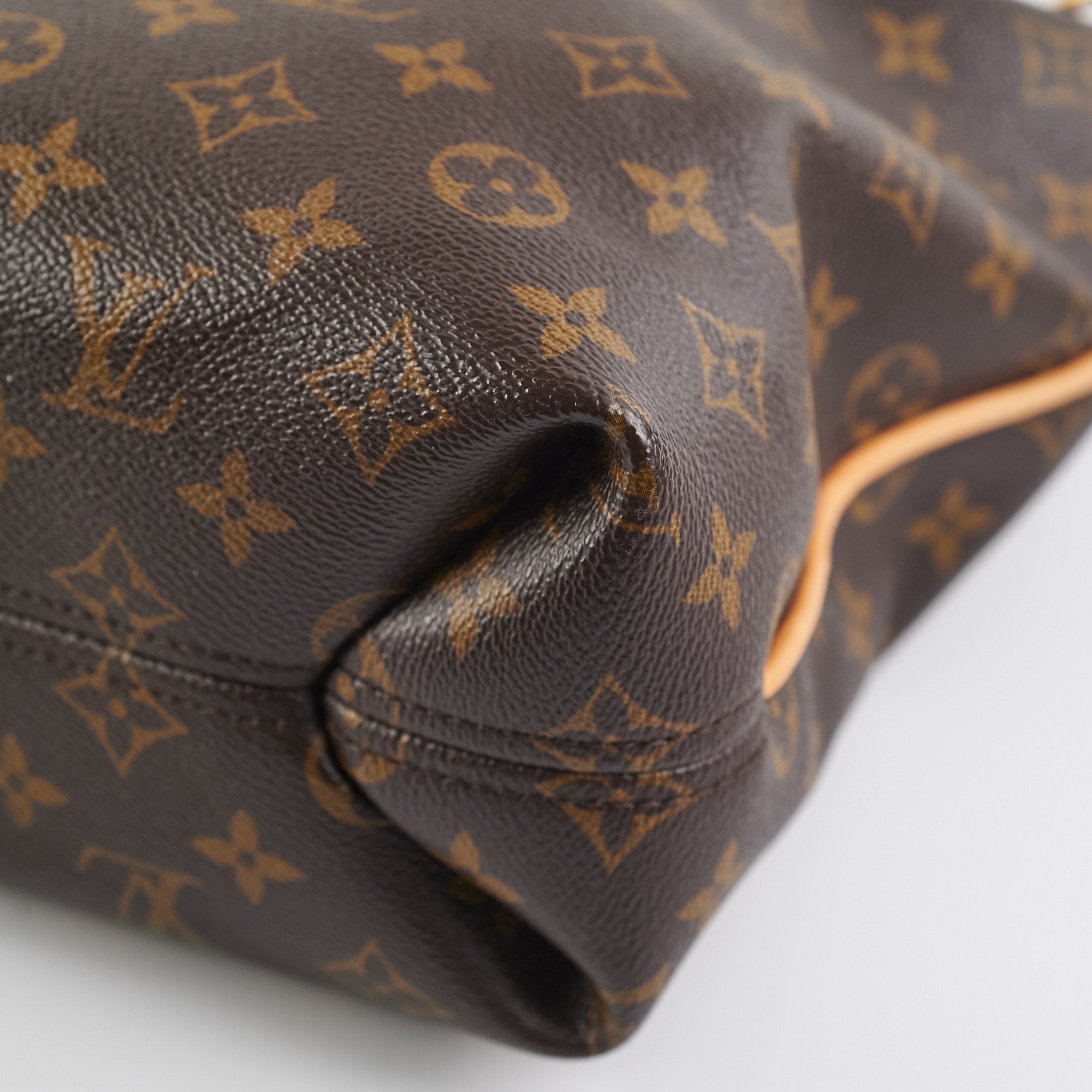 Louis Vuitton Super Sully Leather Monogram Footprint Bag ref