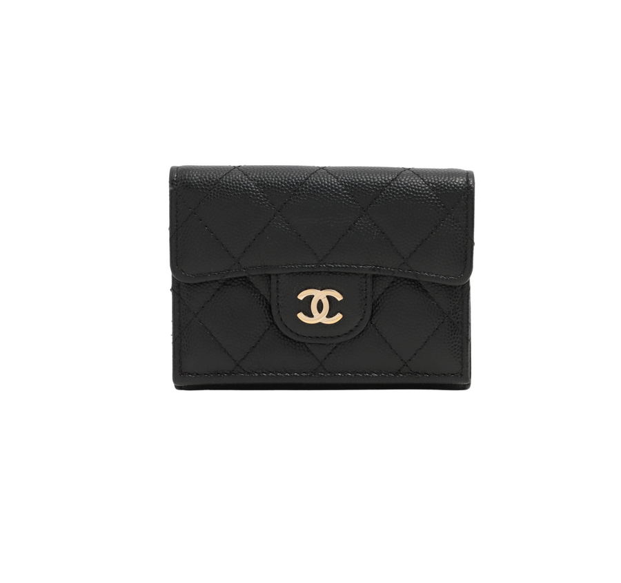 Chanel Classic Caviar Mini Pouch Coral - THE PURSE AFFAIR