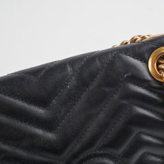 Gucci Marmont Small Black Shoulder Bag