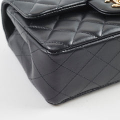 Chanel Mini Rectangle Lambskin Black Microchip