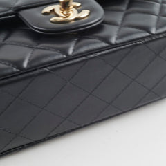 Chanel Mini Rectangle Lambskin Black Microchip