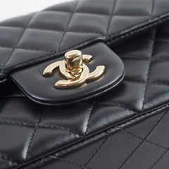 Chanel Mini Rectangle Lambskin Black Microchip