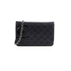 Chanel CC Cambon Wallet on Chain WOC Black