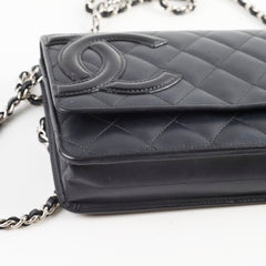 Chanel CC Cambon Wallet on Chain WOC Black