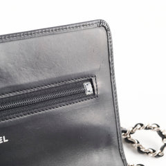 Chanel CC Cambon Wallet on Chain WOC Black