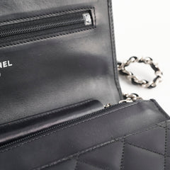 Chanel CC Cambon Wallet on Chain WOC Black