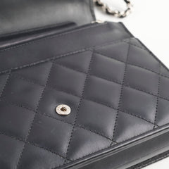 Chanel CC Cambon Wallet on Chain WOC Black