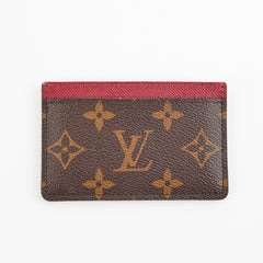 Louis Vuitton Fuschia Monogram Flat Card Holder