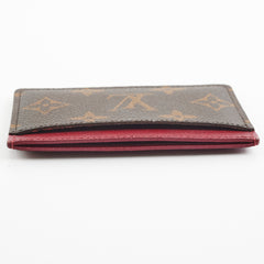 Louis Vuitton Fuschia Monogram Flat Card Holder