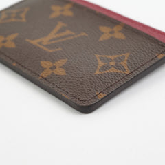 Louis Vuitton Fuschia Monogram Flat Card Holder
