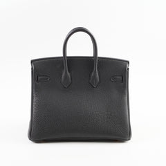 Hermes Birkin 25 Togo Noir D Stamp 2019