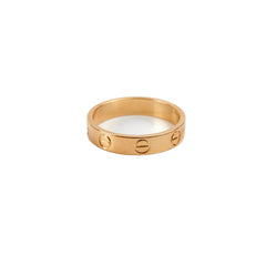 Cartier Small Love Ring Yellow Gold Size 50