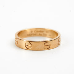 Cartier Small Love Ring Yellow Gold Size 50