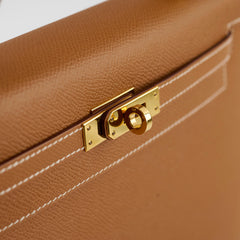 Hermes Kelly 25 Gold Epsom Z Stamp 2021