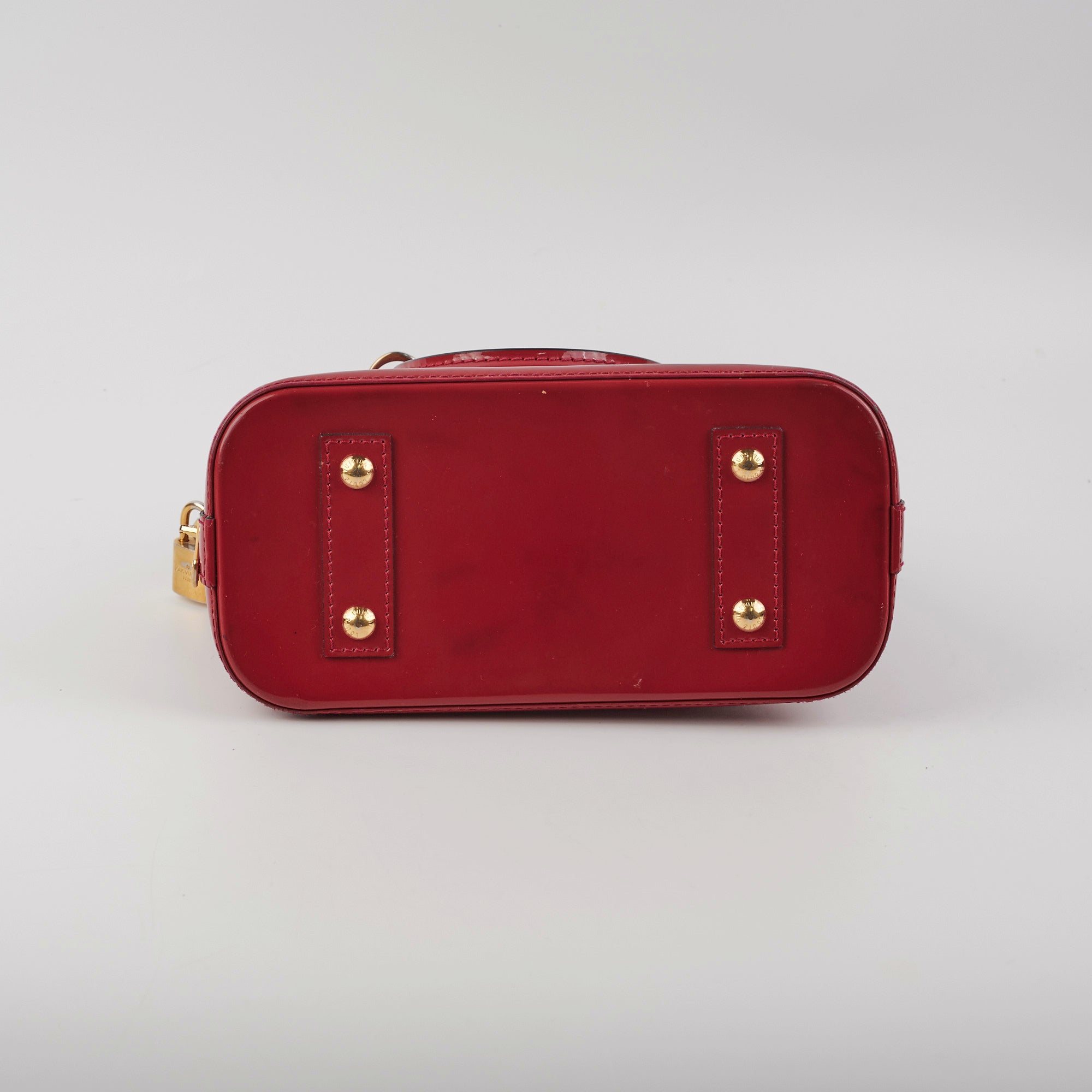 Louis Vuitton Alma BB Monogram Vernis Shoulder Handbag - THE PURSE AFFAIR