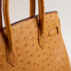 Hermes Birkin 30 Ostrich - Y Circle Stamp